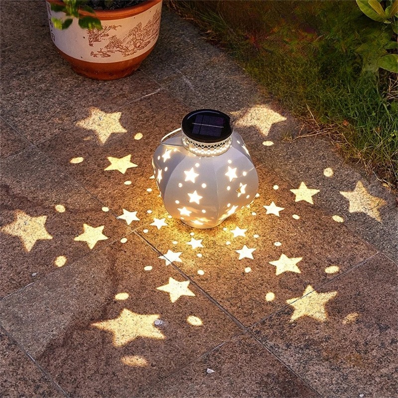 Hanging Outdoor Lighting - 정원 스타 프로젝터 램프 걸이형 태양광