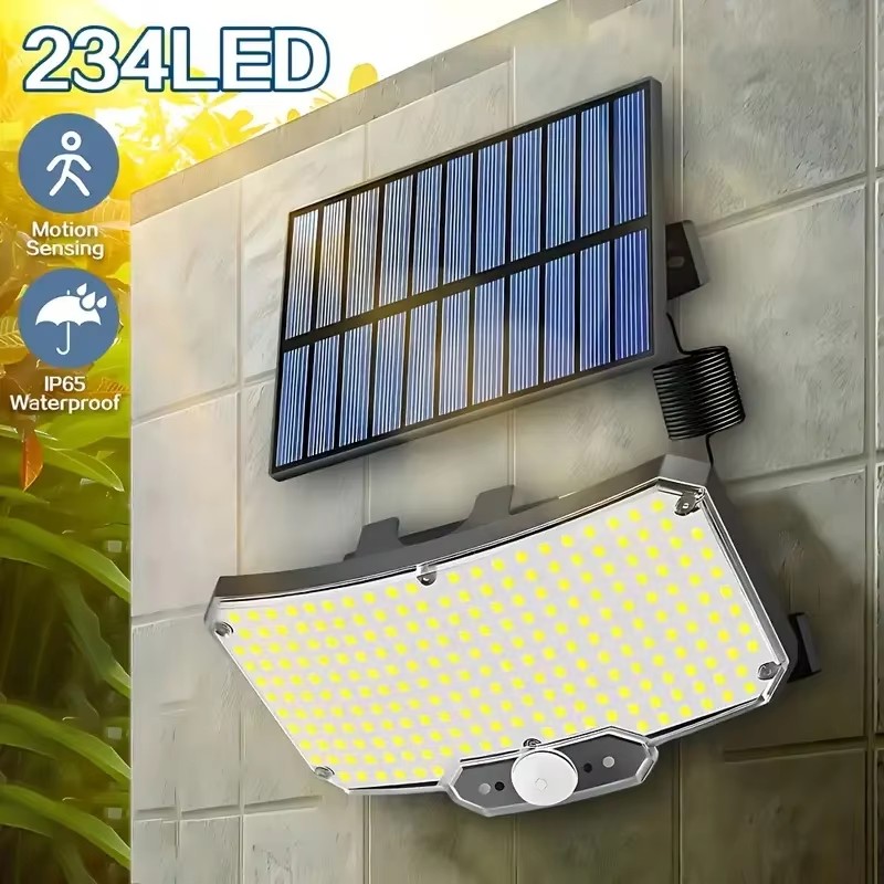 Motion Sensor Outdoor - 234LED 태양광 야외 조명 모션 센서
