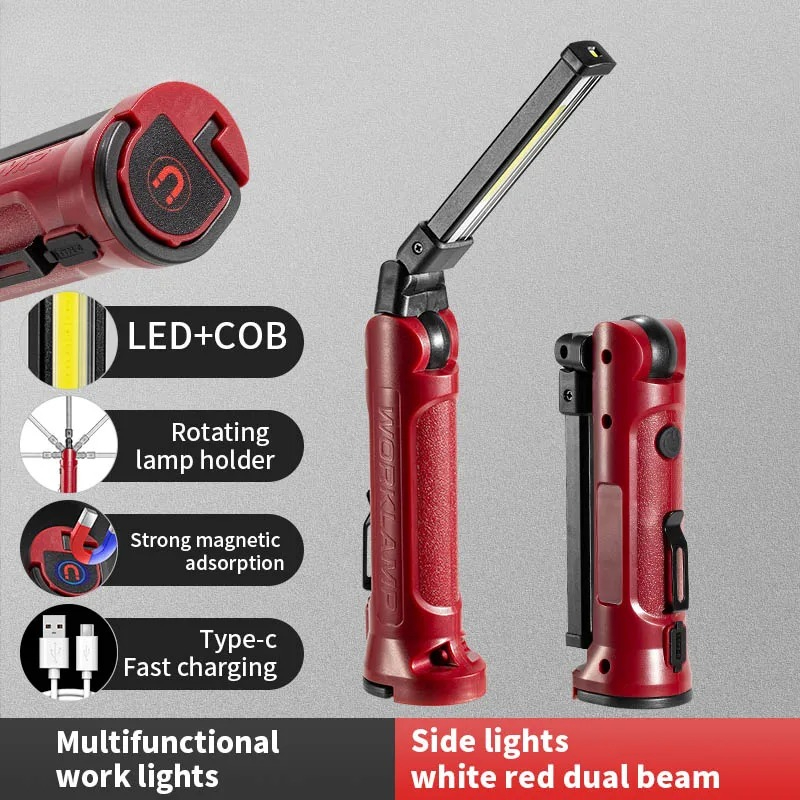 Hanging Outdoor Lighting - COB LED 작업 조명 충전식 접이식