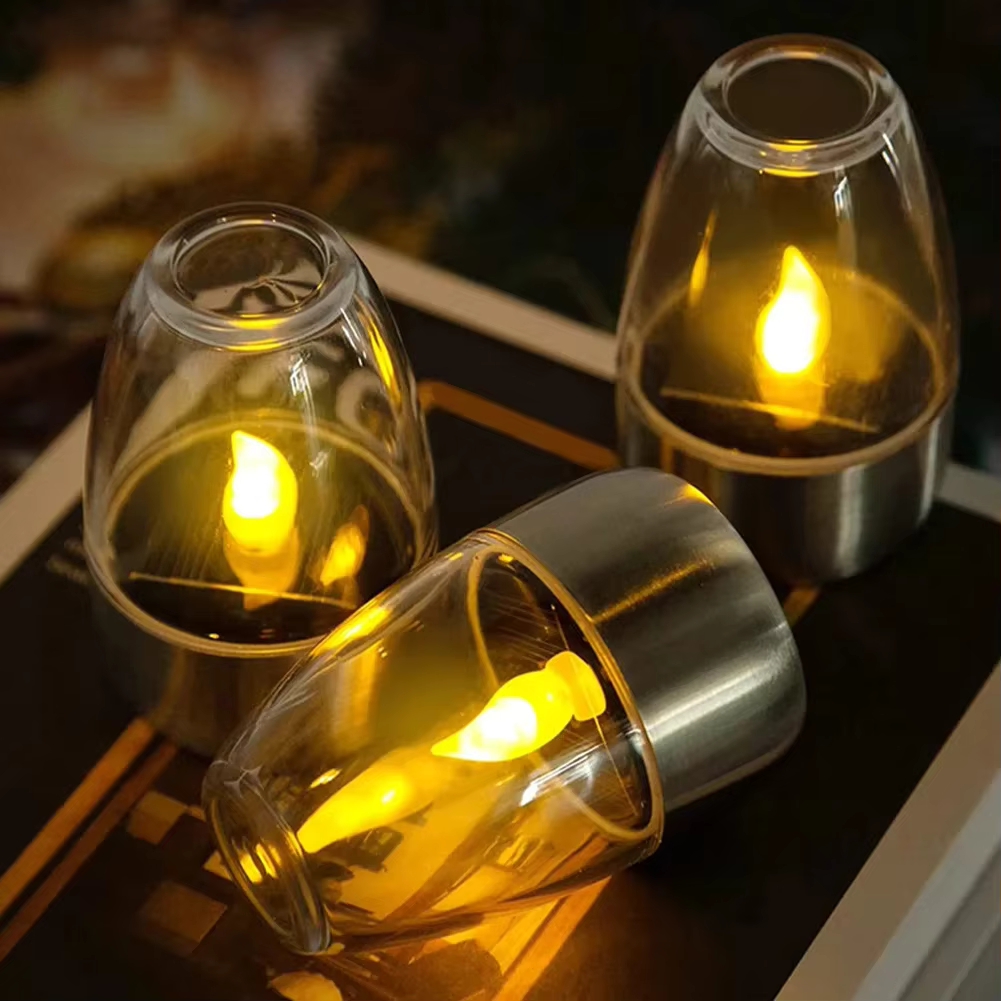 Outdoor Lighting Under Pergola - LED 스테인레스 스틸 태양 촛불 조명