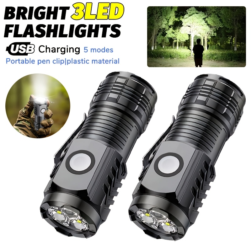 Outdoor Lighting Junction Box - 휴대용 미니 LED 손전등 강력한 손가락