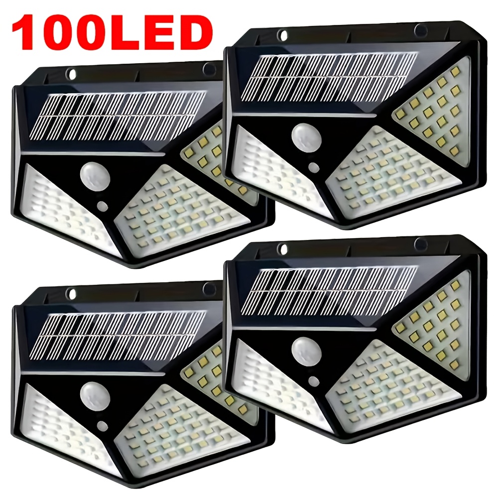 Motion Sensor Outdoor - 100LED 야외 태양광 정원등, 모션 센서