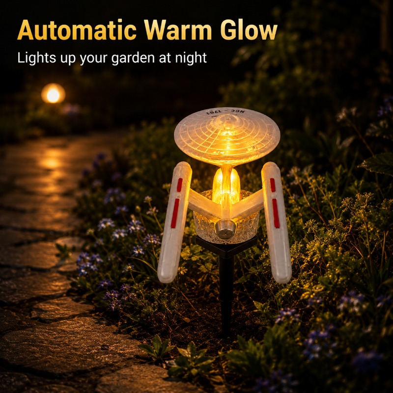스타 트렉 USS 엔터프라이즈 솔라 가든 스테이크 라이 - Outdoor Lighting Under Pergola 리뷰 및 가격