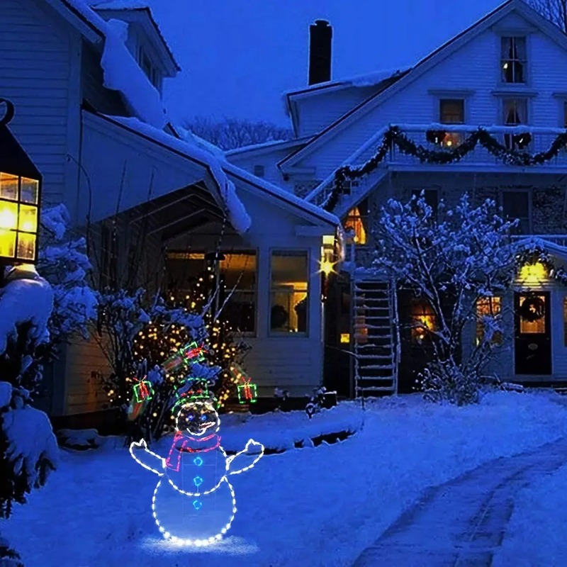 눈덩이 조명 LED 발광 눈사람 크리스마스 방수 야외  - Outdoor Xmas Lighting Ideas 리뷰 및 가격