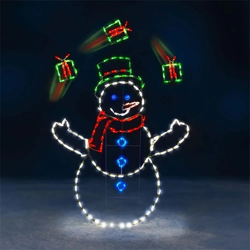 눈덩이 조명 LED 발광 눈사람 크리스마스 방수 야외  - Outdoor Xmas Lighting Ideas 리뷰 및 가격