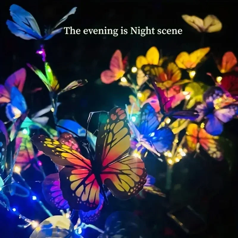 태양 LED 나비 정원 조명 마당 파티오 축제 크리스마 - Outdoor Lighting Under Pergola 리뷰 및 가격