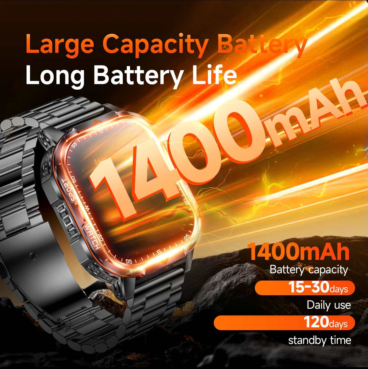 2026년 신형 1400mAh 초대용량 배터리 스마트워 - Outdoor Lighting Japanese 리뷰 및 가격