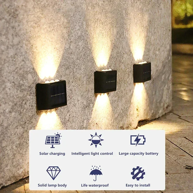 LED 태양광 조명 야외 방수 솔라 벽등 위아래 발광  - Outdoor Lighting Under Pergola 리뷰 및 가격