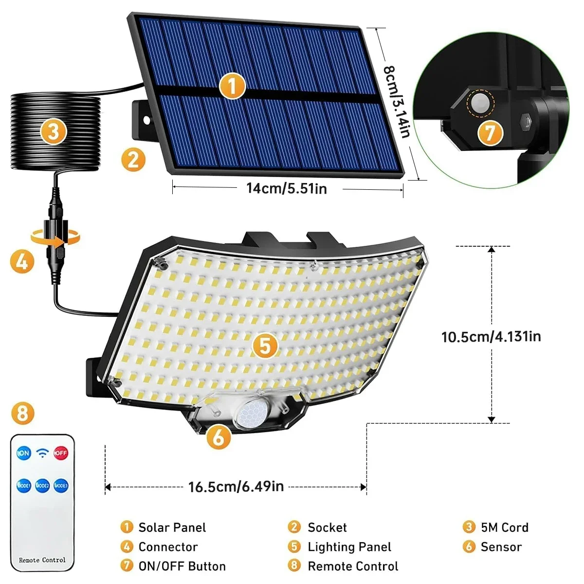 234LED 태양광 야외 조명 모션 센서 슈퍼 브라이트 - Motion Sensor Outdoor 리뷰 및 가격