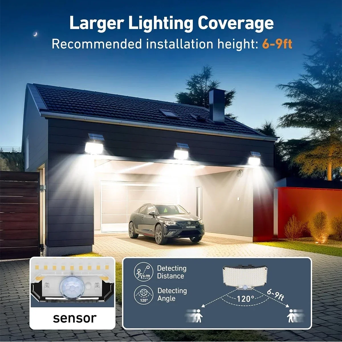 234LED 태양광 야외 조명 모션 센서 슈퍼 브라이트 - Motion Sensor Outdoor 리뷰 및 가격