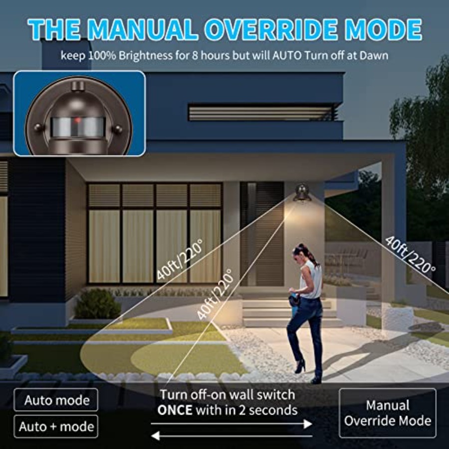 2팩 모션 센서 야외 LED 벽등, 해 질녘부터 새벽까 - Motion Sensor Outdoor 리뷰 및 가격