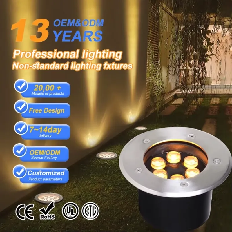 방수 IP67 LED 지중등 12V 24V RGB 야외 - Outdoor Lighting In Ground 리뷰 및 가격