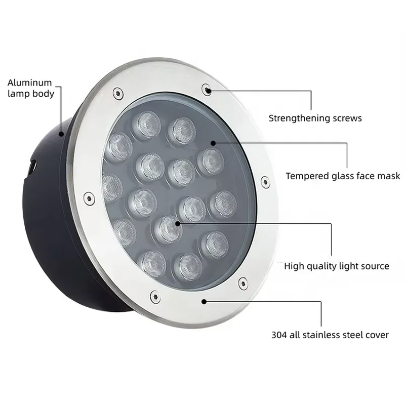 방수 IP67 LED 지중등 12V 24V RGB 야외 - Outdoor Lighting In Ground 리뷰 및 가격