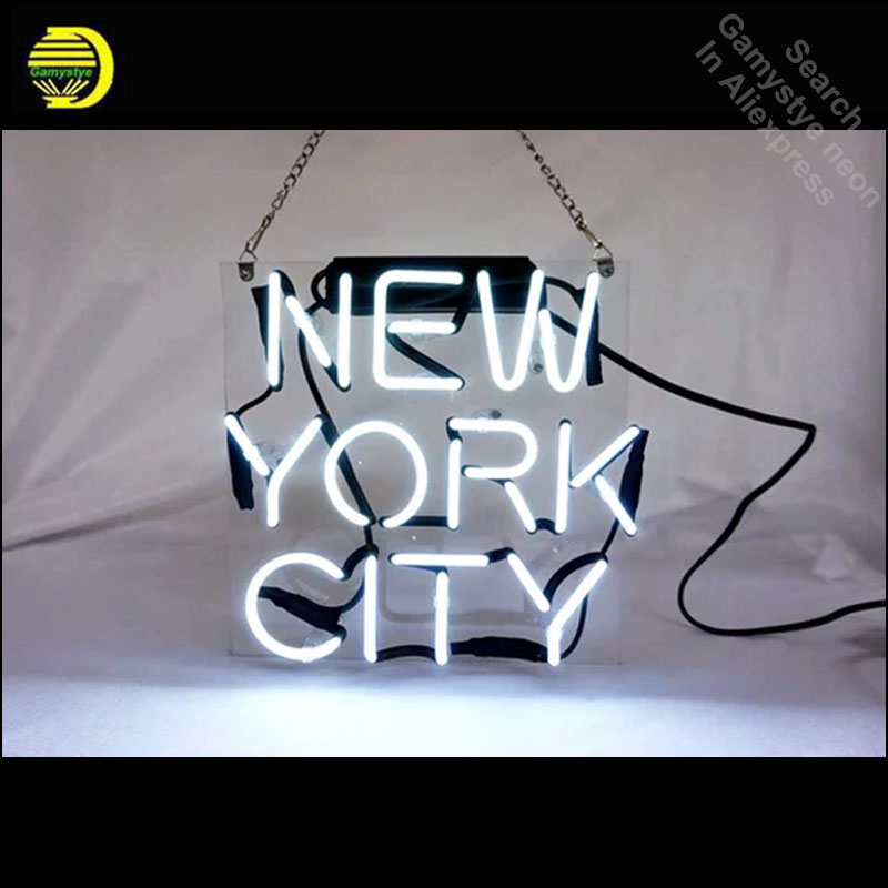 뉴욕 시 네온 사인 장식, 홈 유리 튜브, 수공예 상점 - Outdoor Lighting New York 리뷰 및 가격