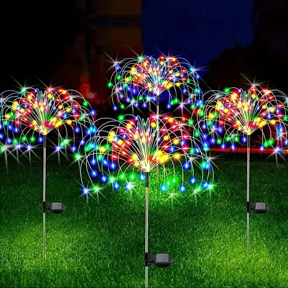 태양광 LED 불꽃놀이 장식등 야외 정원 장식 8가지  - Outdoor Lighting Under Pergola 리뷰 및 가격
