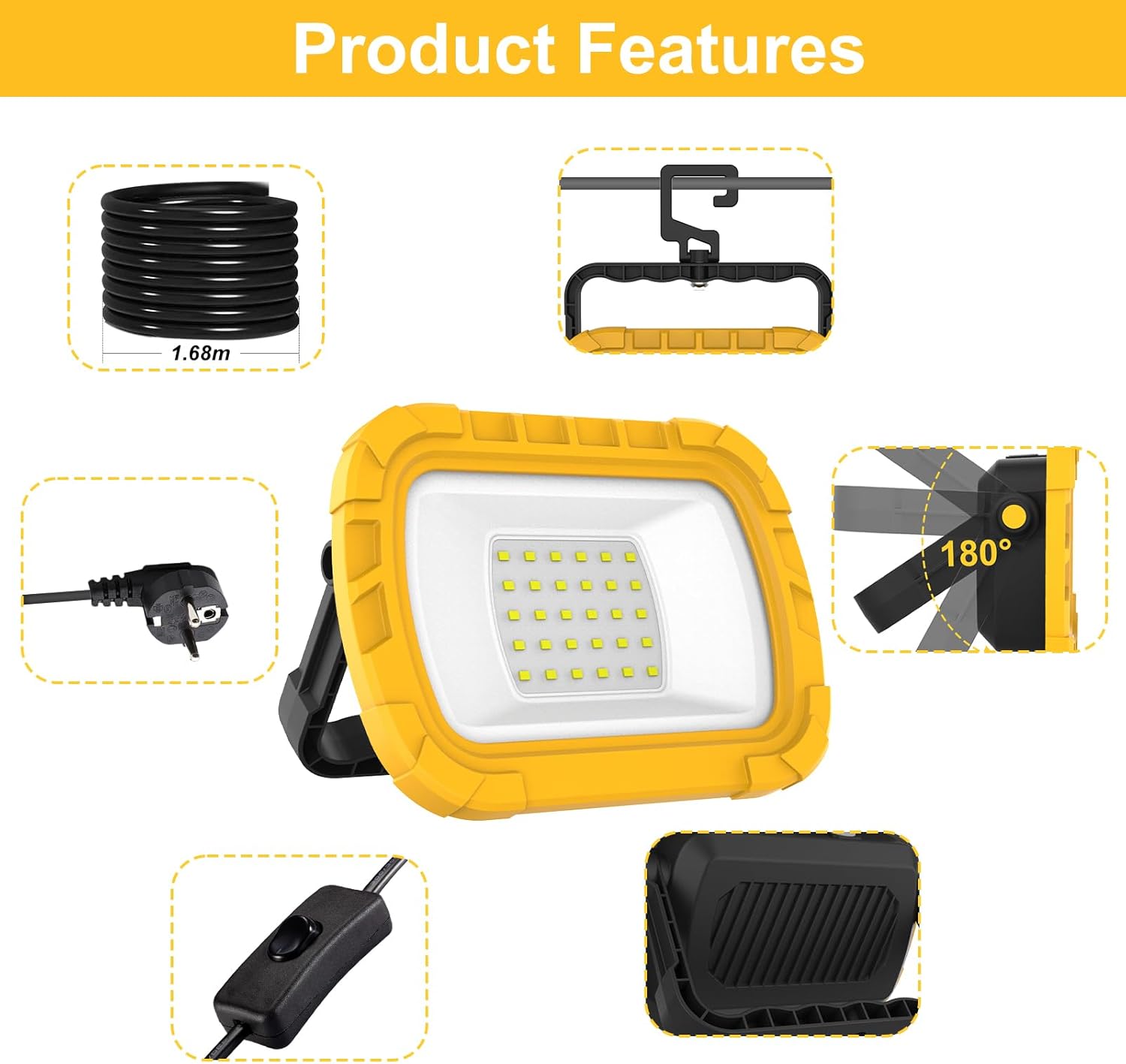 휴대용 30LED 스포트라이트 야외 1000LM LED - Outdoor Lighting Not Working 리뷰 및 가격