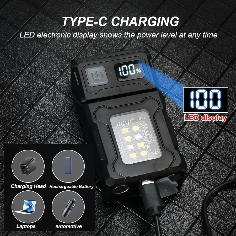 미니 USB 충전식 LED 손전등 테일 마그넷 COB  - Outdoor Lighting Junction Box 리뷰 및 가격