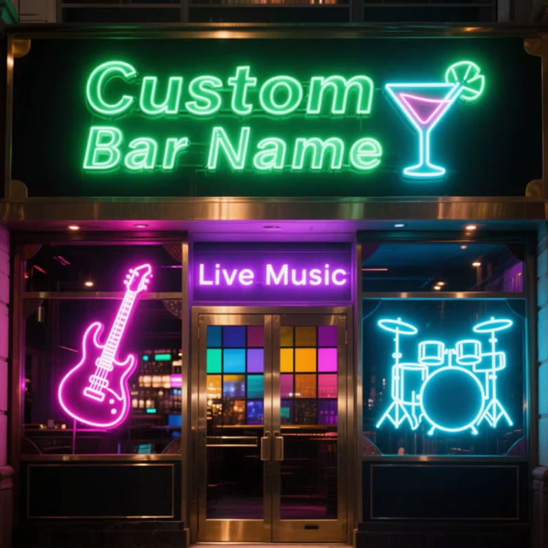 맞춤형 네온사인 개인 이름 LED DJ 네온 조명 웨딩 - Outdoor Lighting Logo 리뷰 및 가격