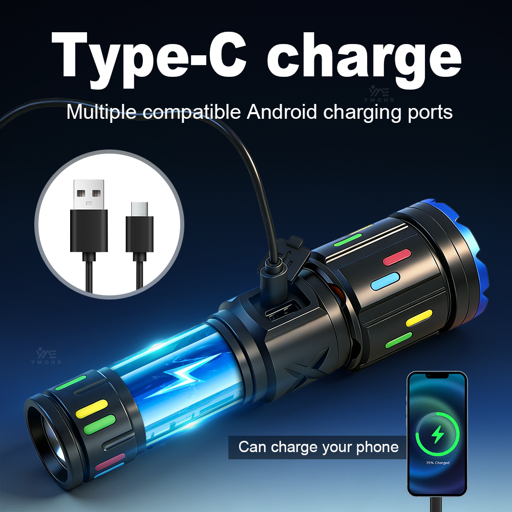 XHP70 고출력 캠핑 손전등 휴대용 충전식 스포트라이 - Outdoor Lighting Junction Box 리뷰 및 가격