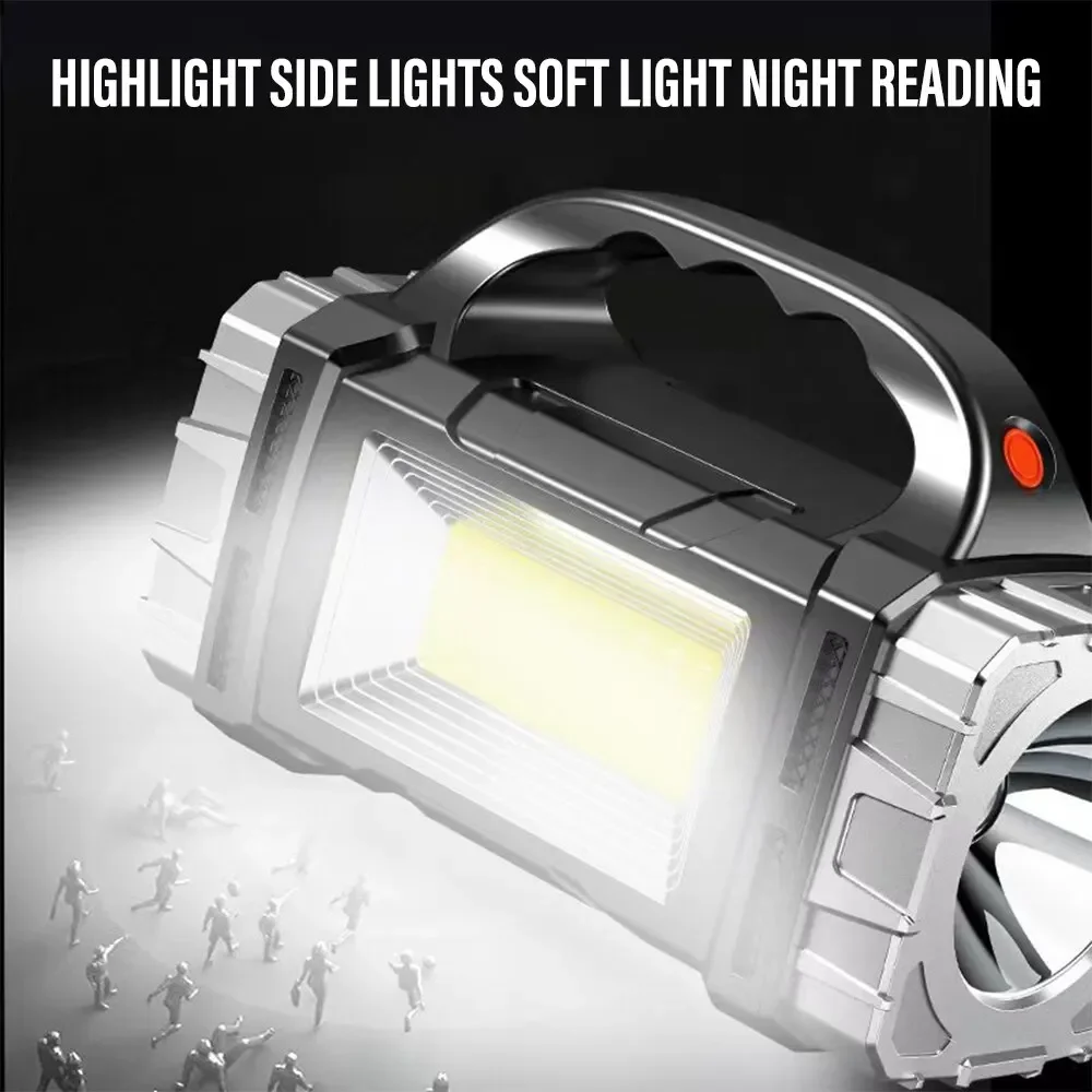 새로운 업그레이드 충전식 고출력 태양광 LED 손전등, - Outdoor Lighting Junction Box 리뷰 및 가격