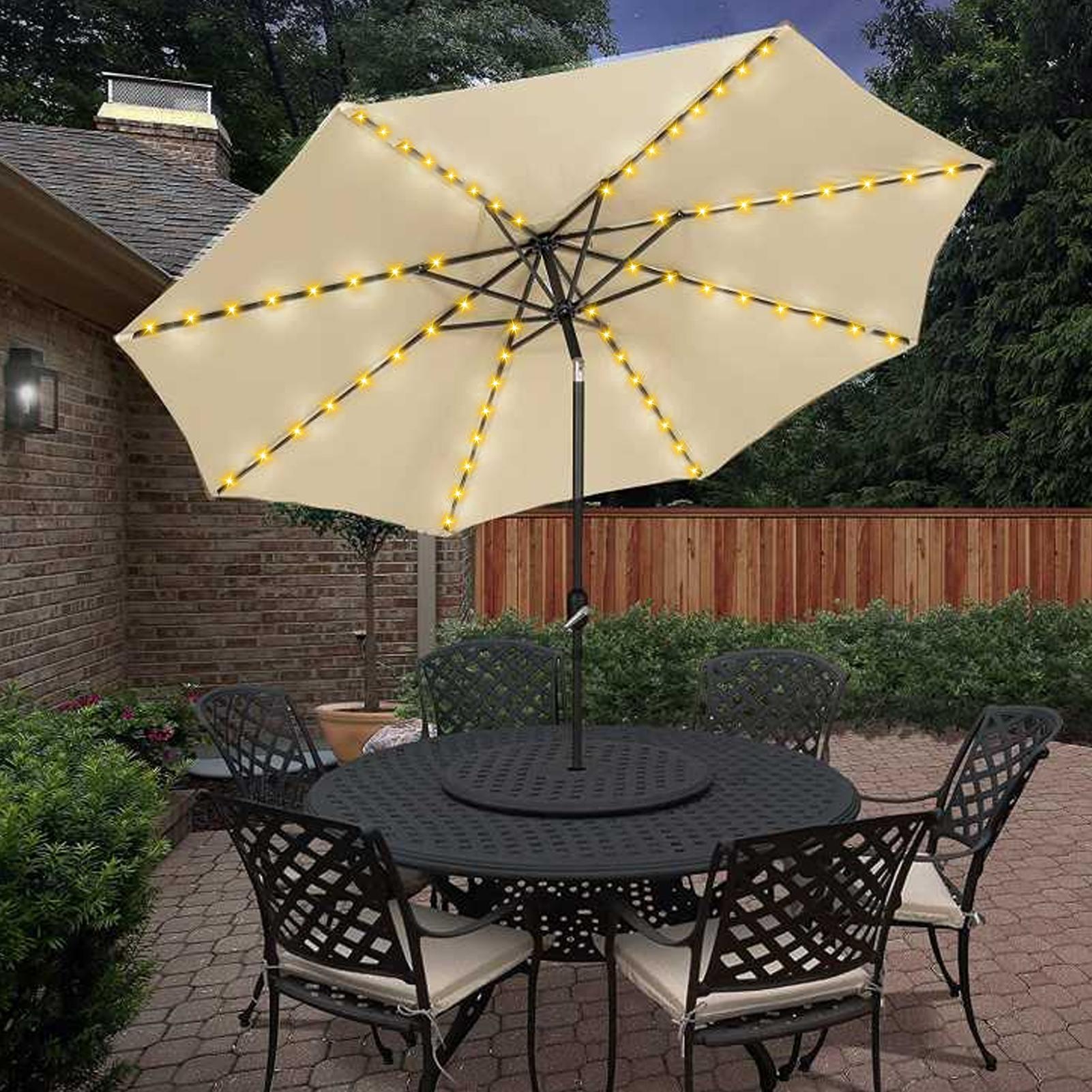 태양광 우산 스트링 라이트 104 LED 파라솔 스트링 - Outdoor Lighting Under Pergola 리뷰 및 가격