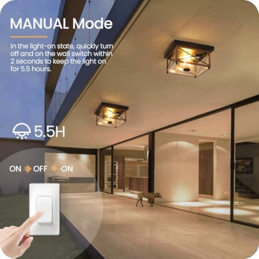 모션 센서가 있는 실외 천장 조명, 플러시 마운트 현관 - Motion Sensor Outdoor 리뷰 및 가격