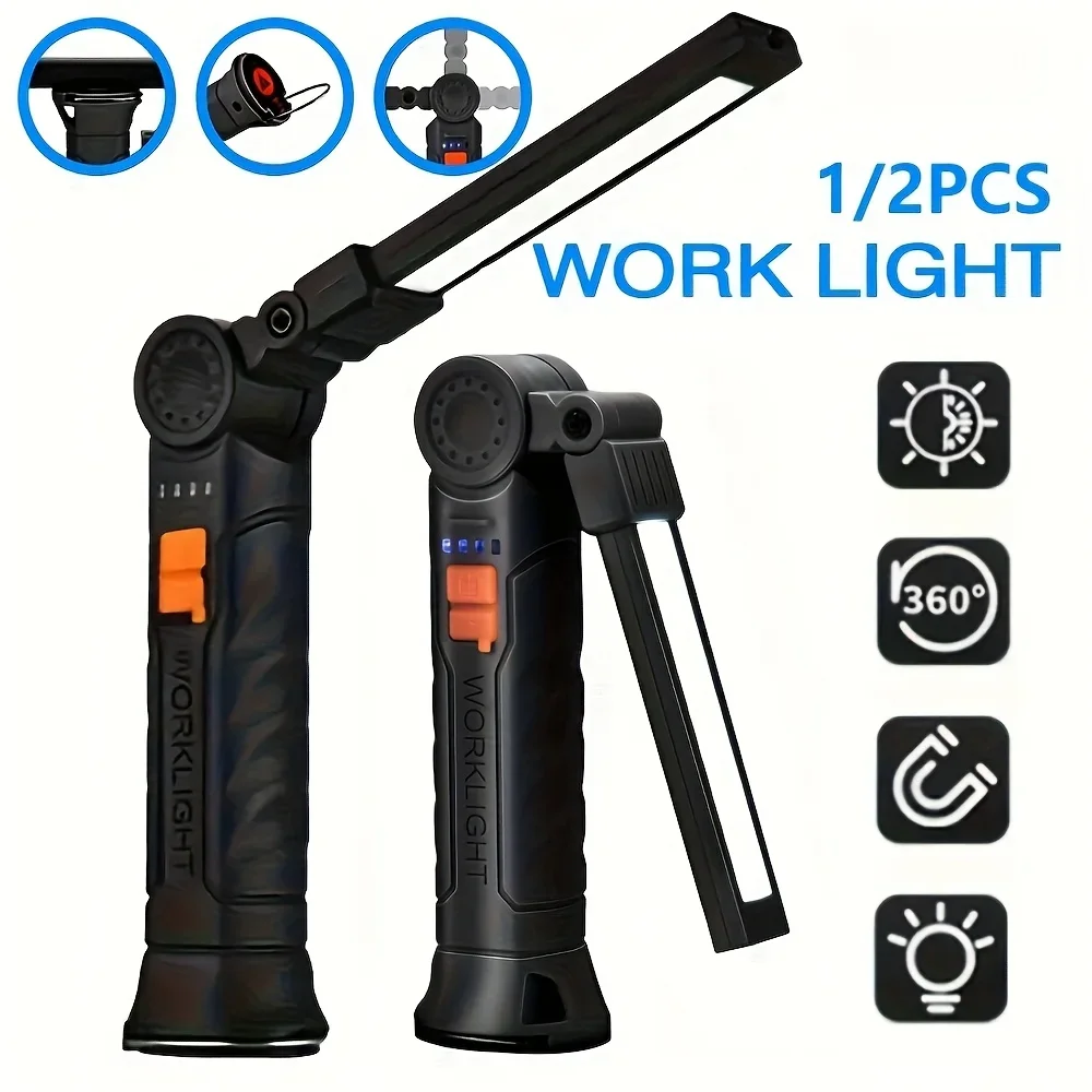 휴대용 COB LED 손전등 자기 랜턴가 포함된 충전식 - Hanging Outdoor Lighting 리뷰 및 가격