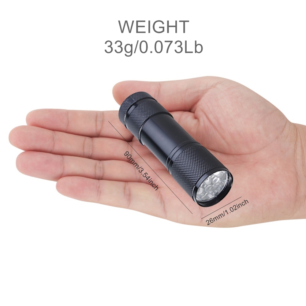 9 LED 백색광 조명 손전등 알루미늄 미니 토치 야외 - Outdoor Lighting Not Working 리뷰 및 가격