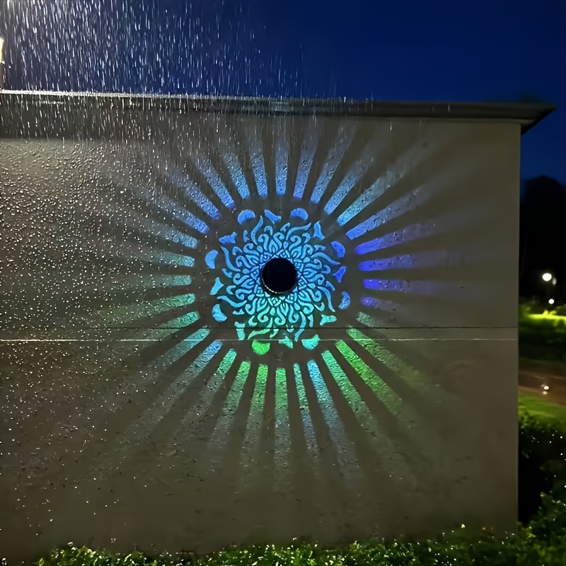 태양광 LED 벽등 만다라 프로젝션 랜턴 방수 야외 마 - Outdoor Lighting Under Pergola 리뷰 및 가격