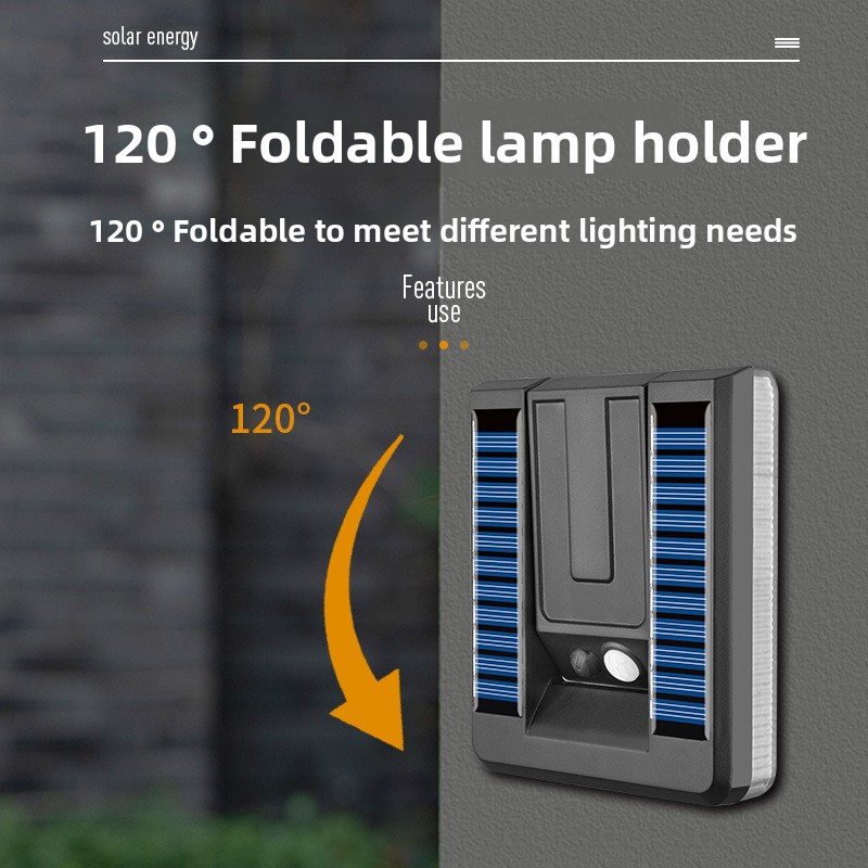 새로운 스마트 야외 접이식 태양 벽 램프 유럽 스타일  - Motion Sensor Outdoor 리뷰 및 가격
