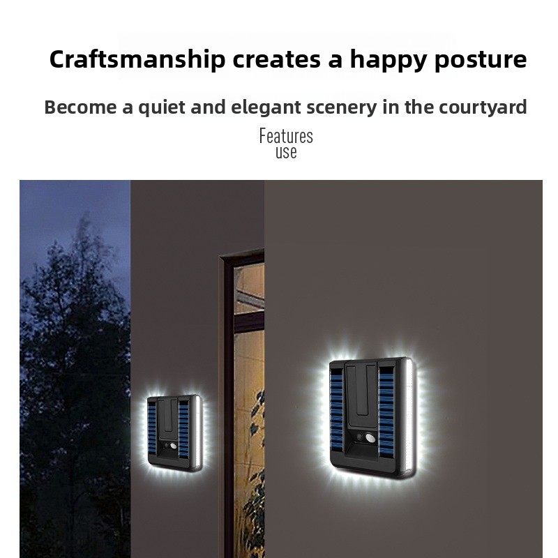 새로운 스마트 야외 접이식 태양 벽 램프 유럽 스타일  - Motion Sensor Outdoor 리뷰 및 가격